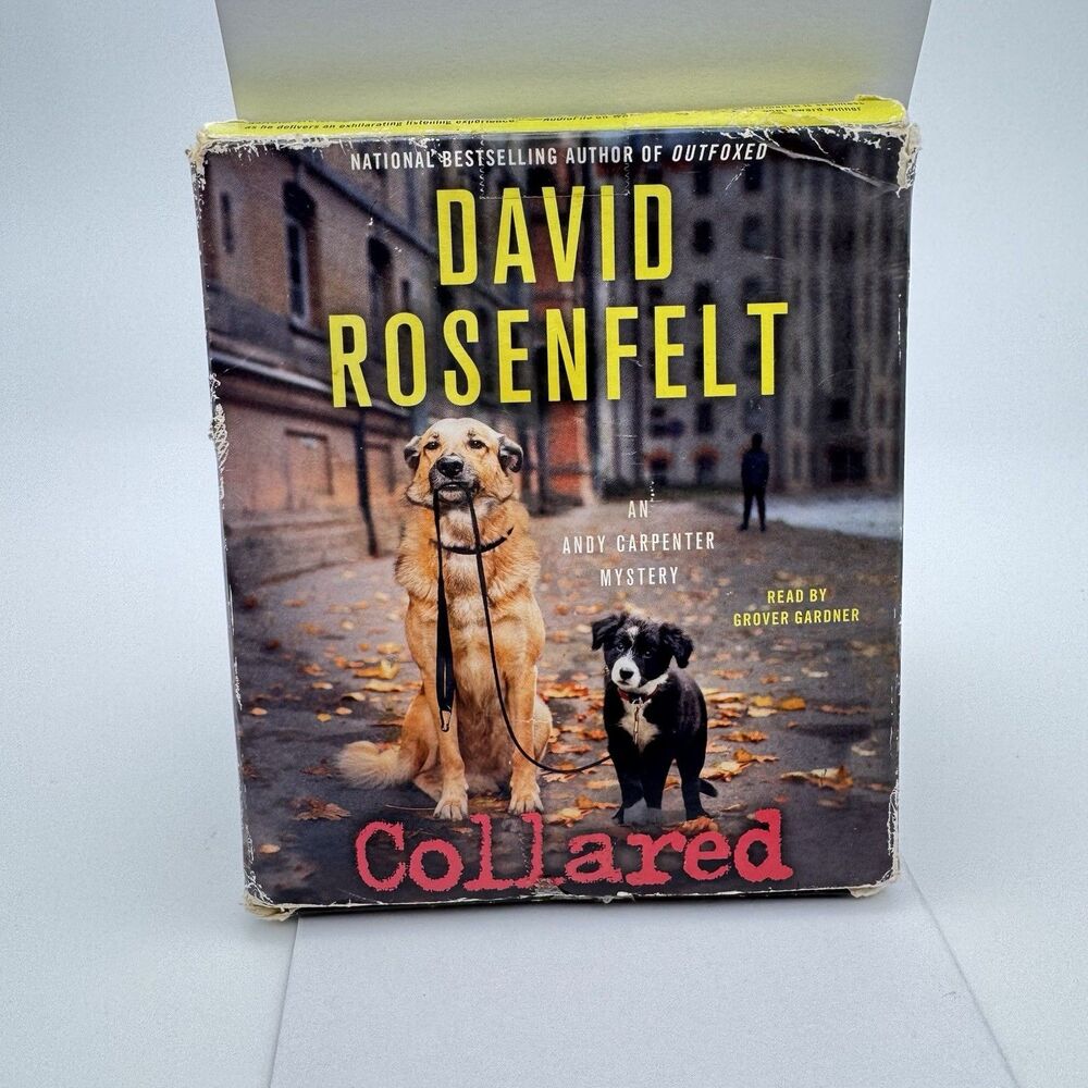 David Rosenfelt Collared Audiobook CDs Andy Carpenter Mystery Unabridged Book 16